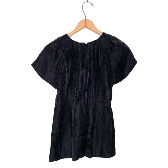 Club Monaco | Black Short Sleeve Blouse - Picture 4 of 6